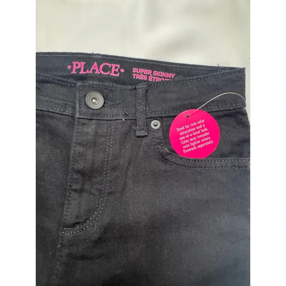 The‎ Children's Place Super Skinny Jeans Kids 12 Slim Black NWT Stretch